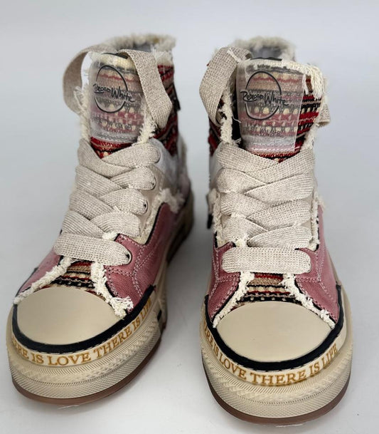 Sneaker Rebecca White ROSSO Y51-6.V1