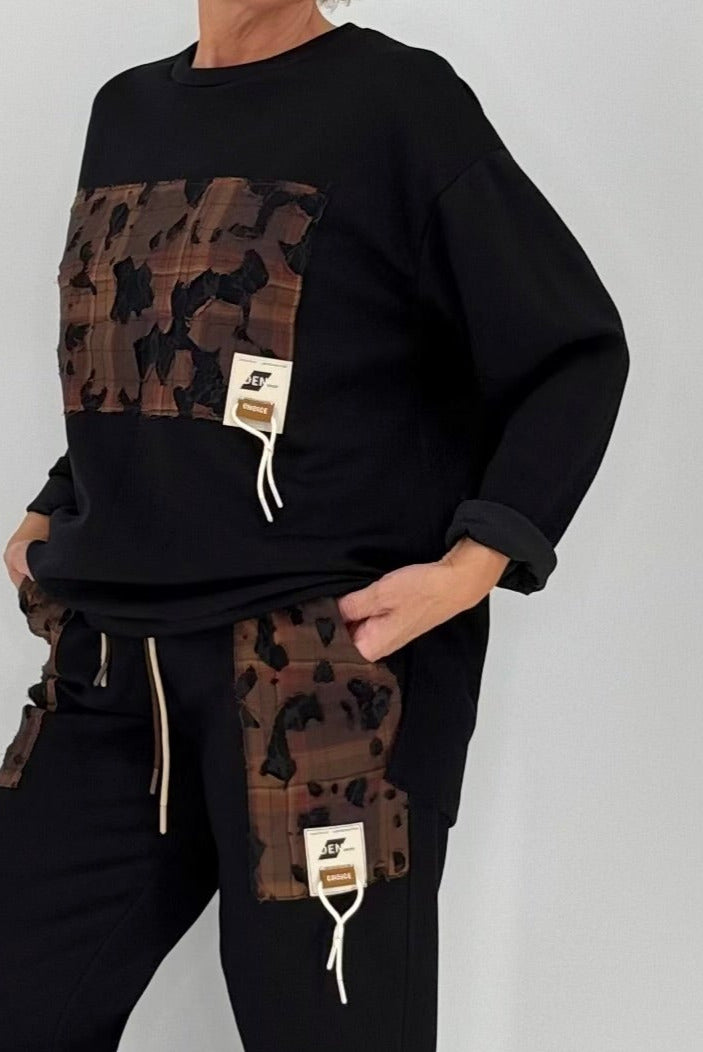 Sweatshirt "CHOICE", schwarz