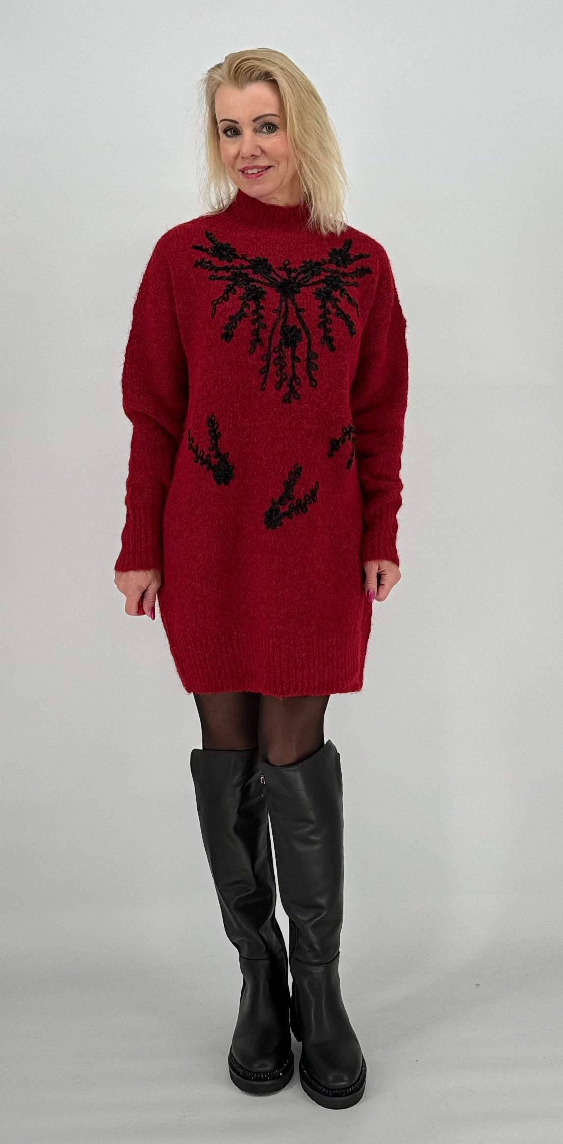 Pullover-Kleid Farbe im Sortiment