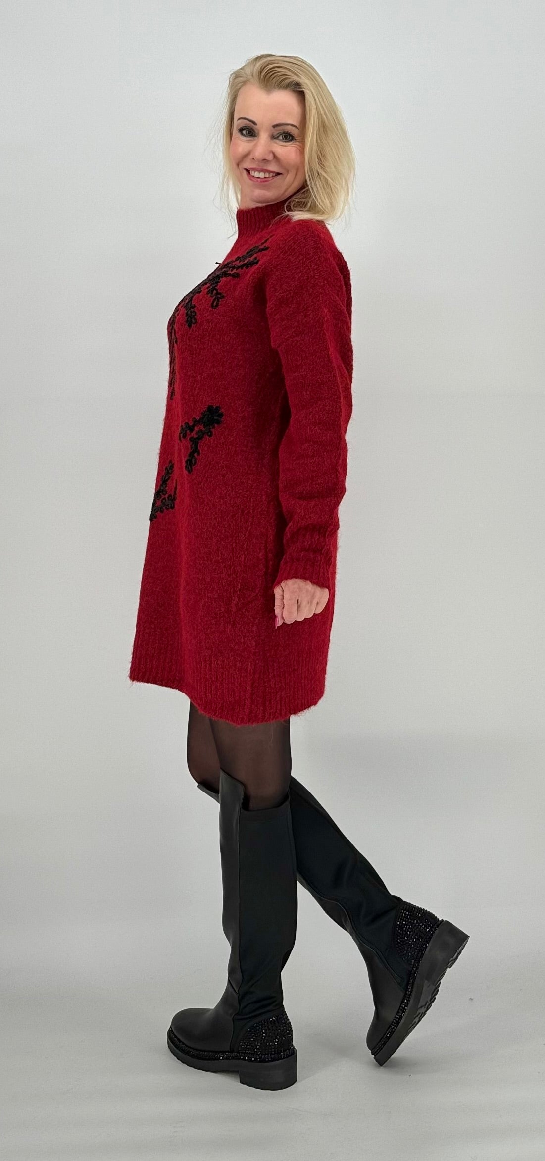 Pullover-Kleid Farbe im Sortiment