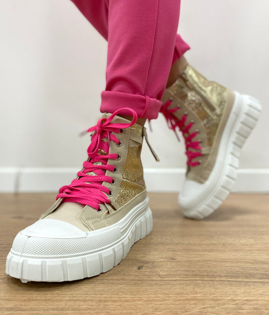 Sneaker gold 8-87
