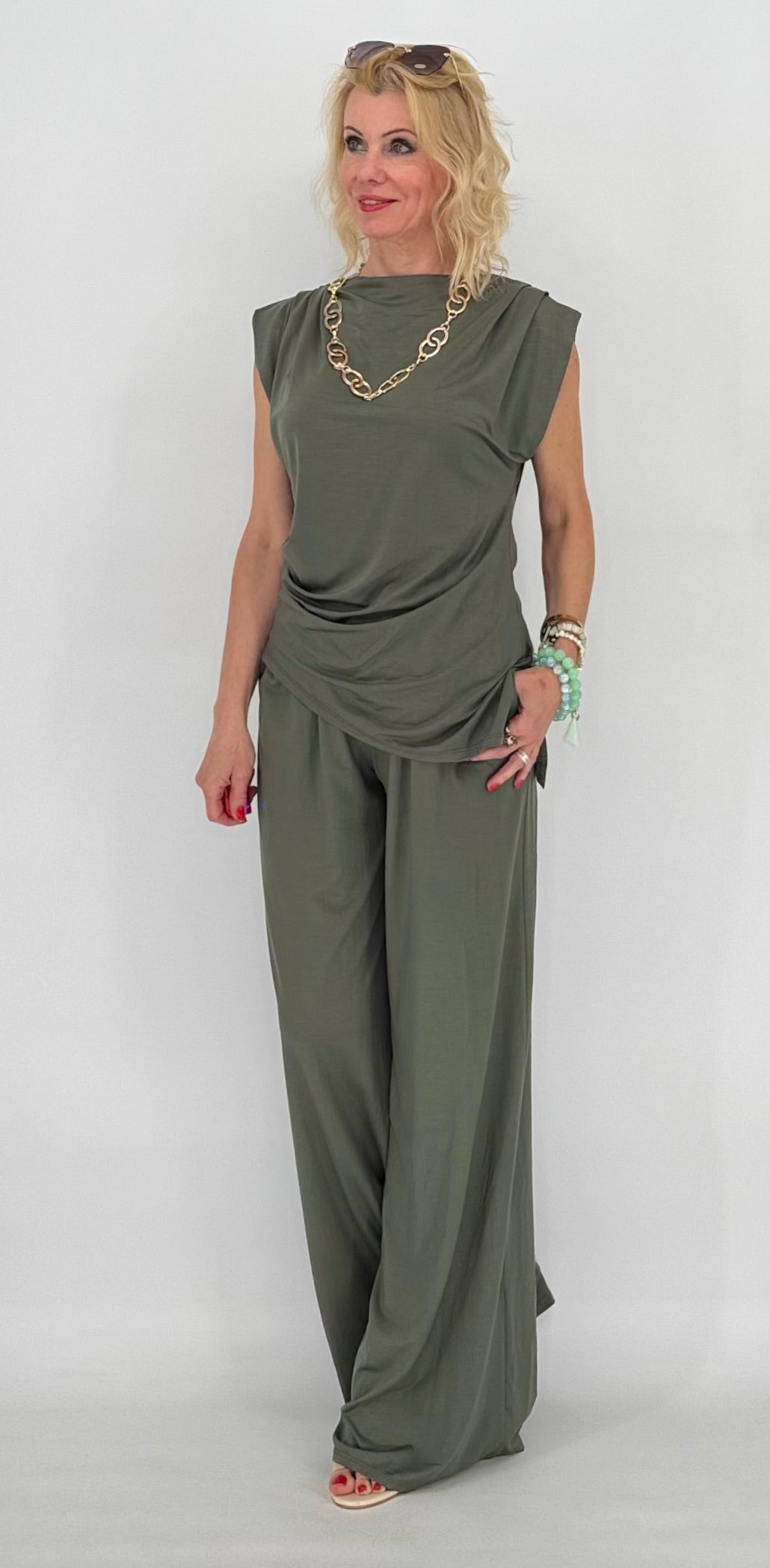 Hose "Classy", khaki