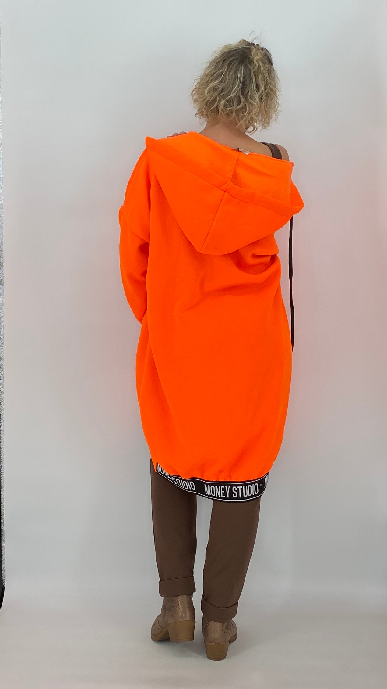 Sport Mantel mit kapuze, orange