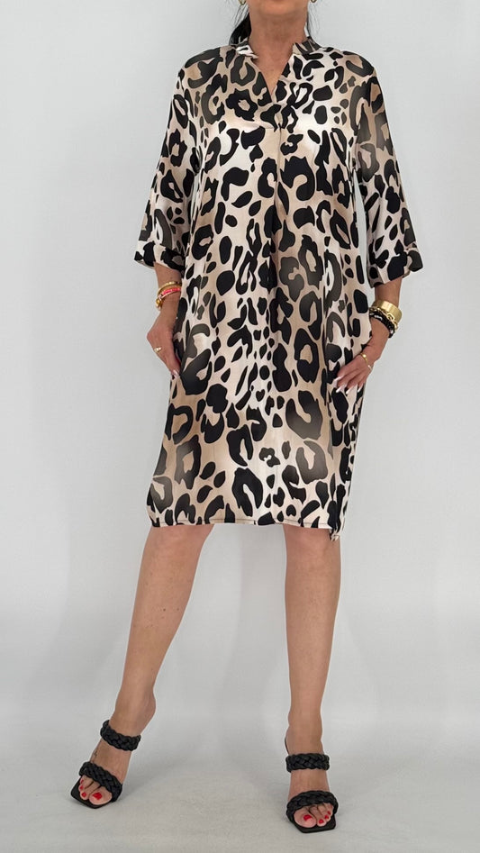 Kleid "Leo" 100% Viskose, leo