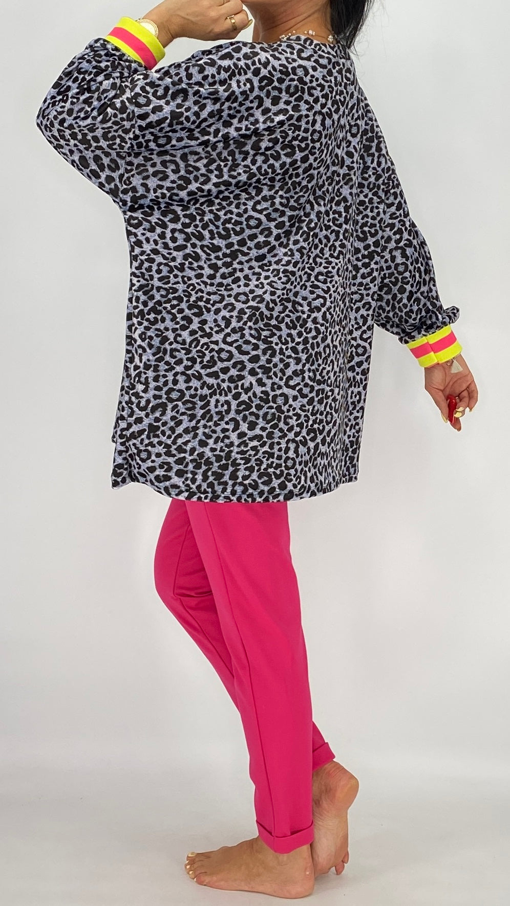 Leo Sweatshirt, "LOVE", beige, rosa, beige, blau