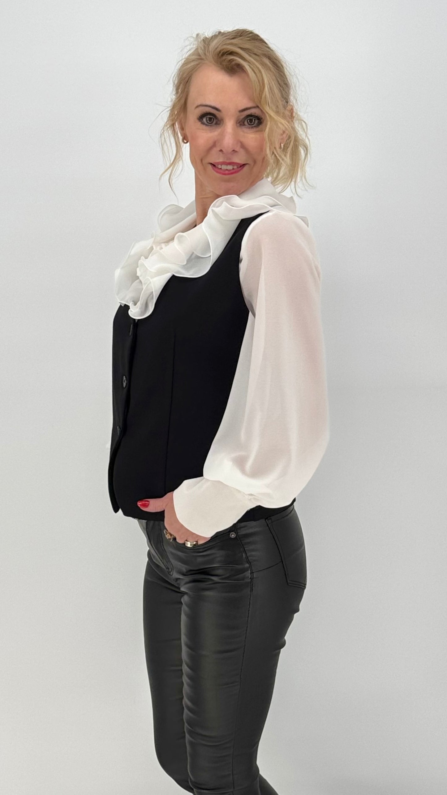 Weste schwarz