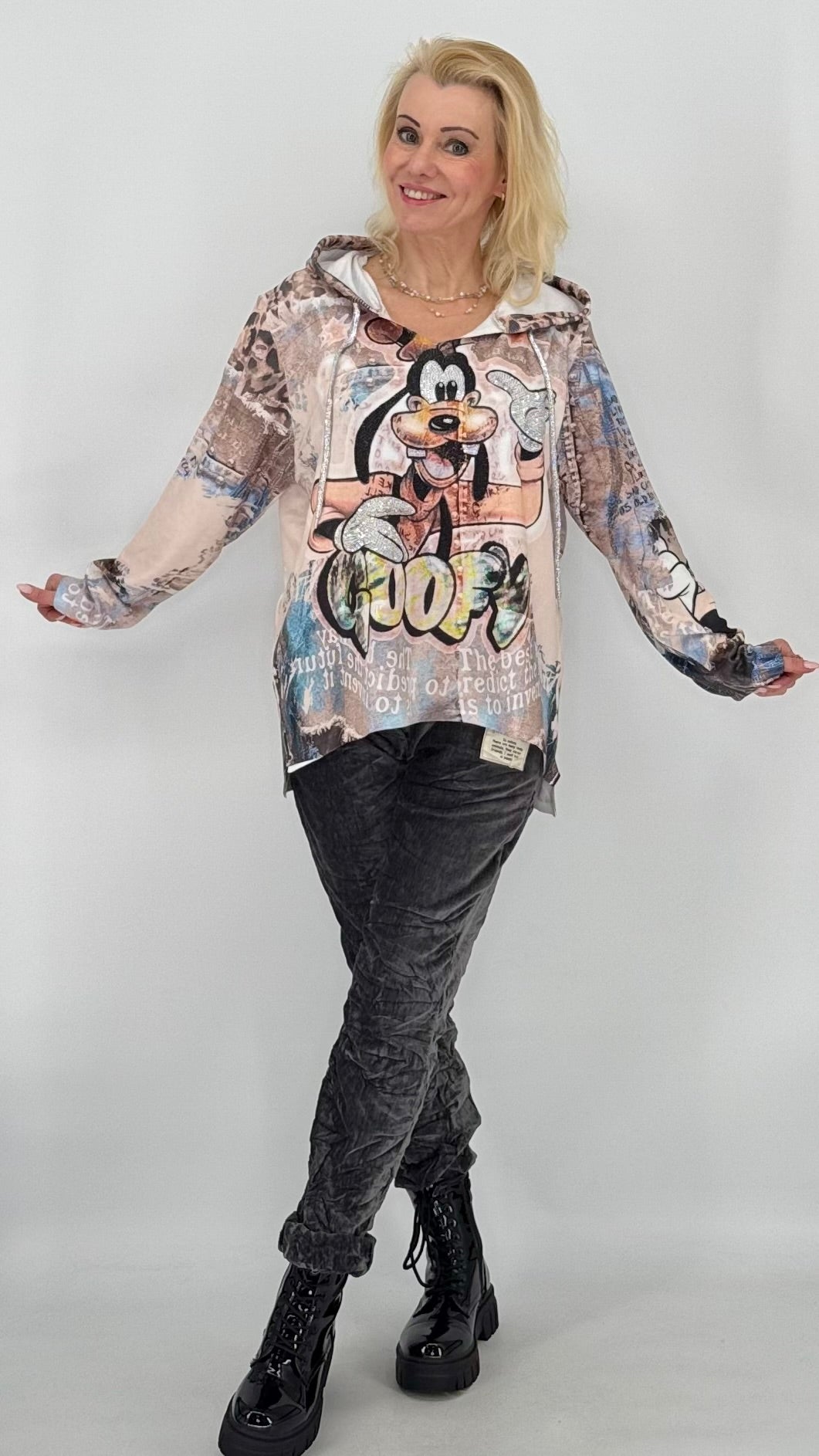 Sweatshirt mit Kapuze, Goofy