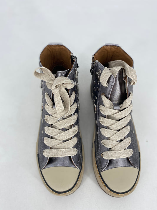 Sneaker Rebecca White YZ51-2B Metal Carbone