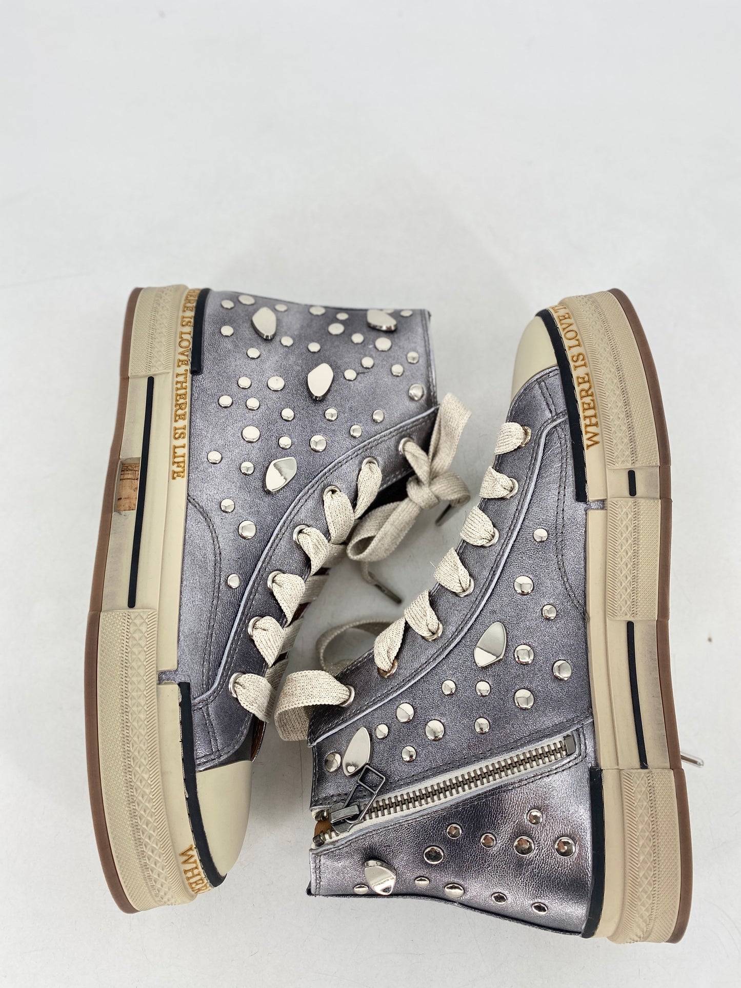 Sneaker Rebecca White YZ51-2B Metal Carbone