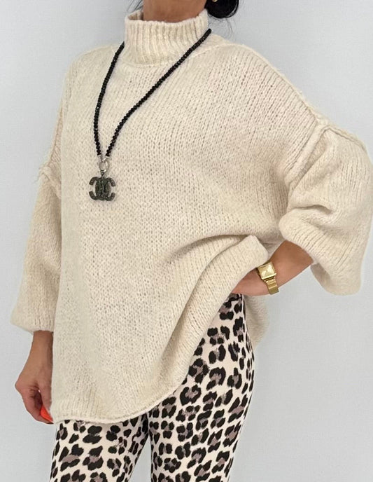 Strickpullover "Soft Cream"