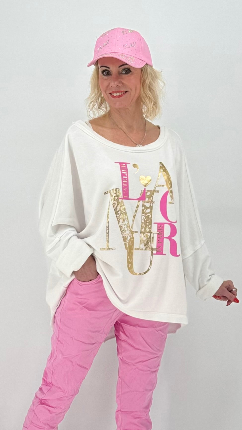 Oversized Sweatshirt "Amour"