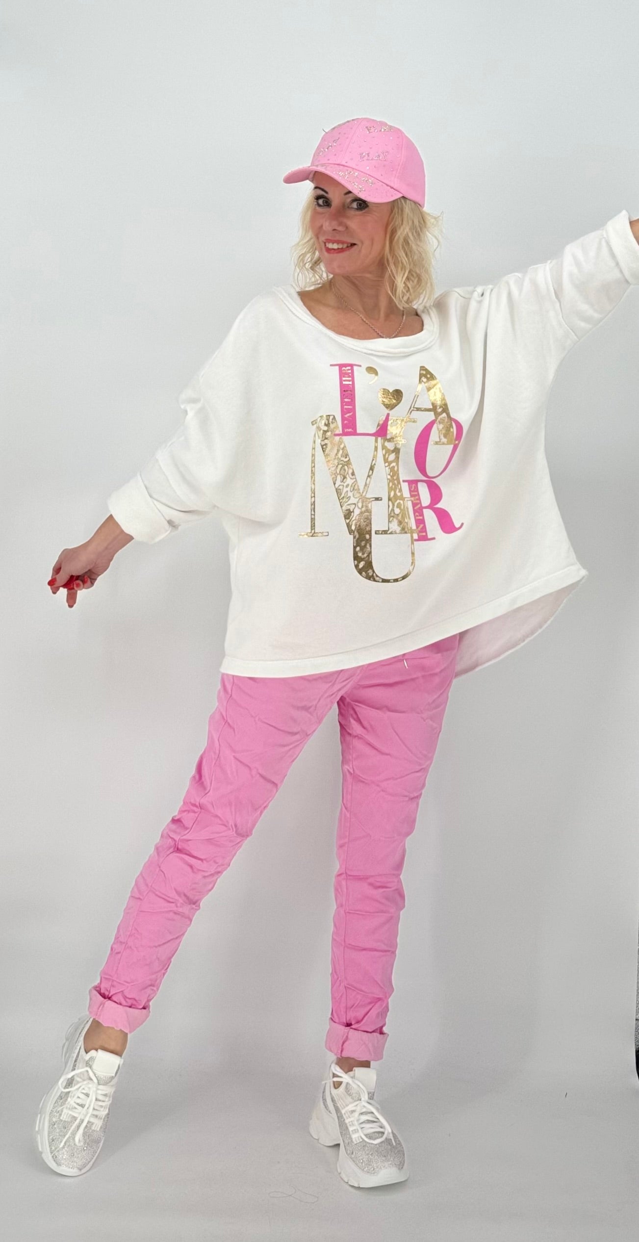 Oversized Sweatshirt "Amour"