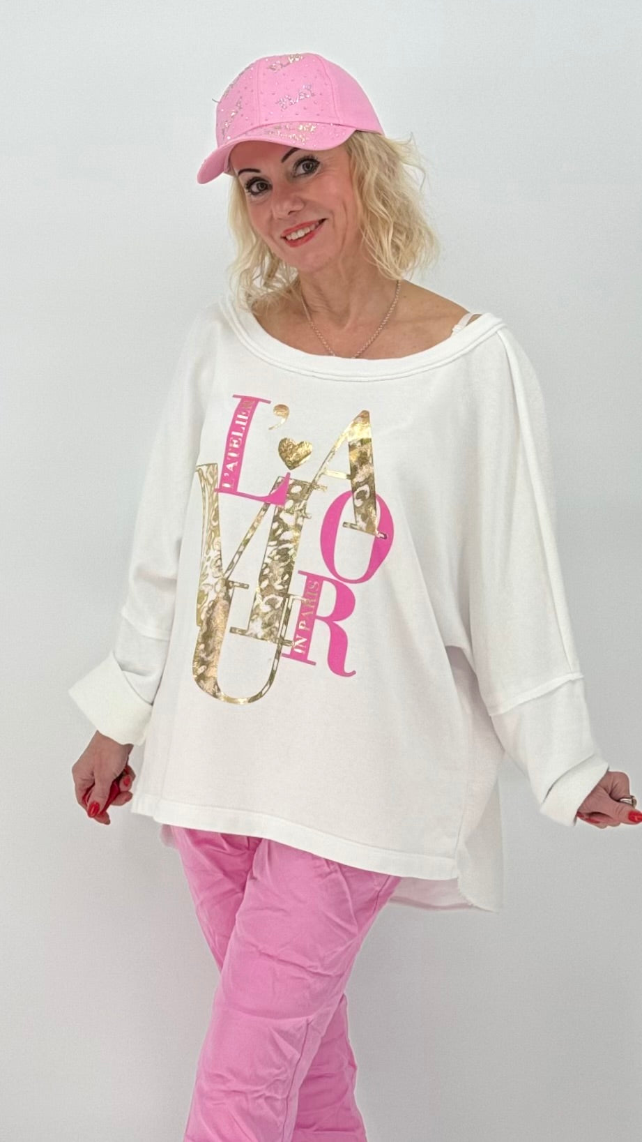 Oversized Sweatshirt "Amour"