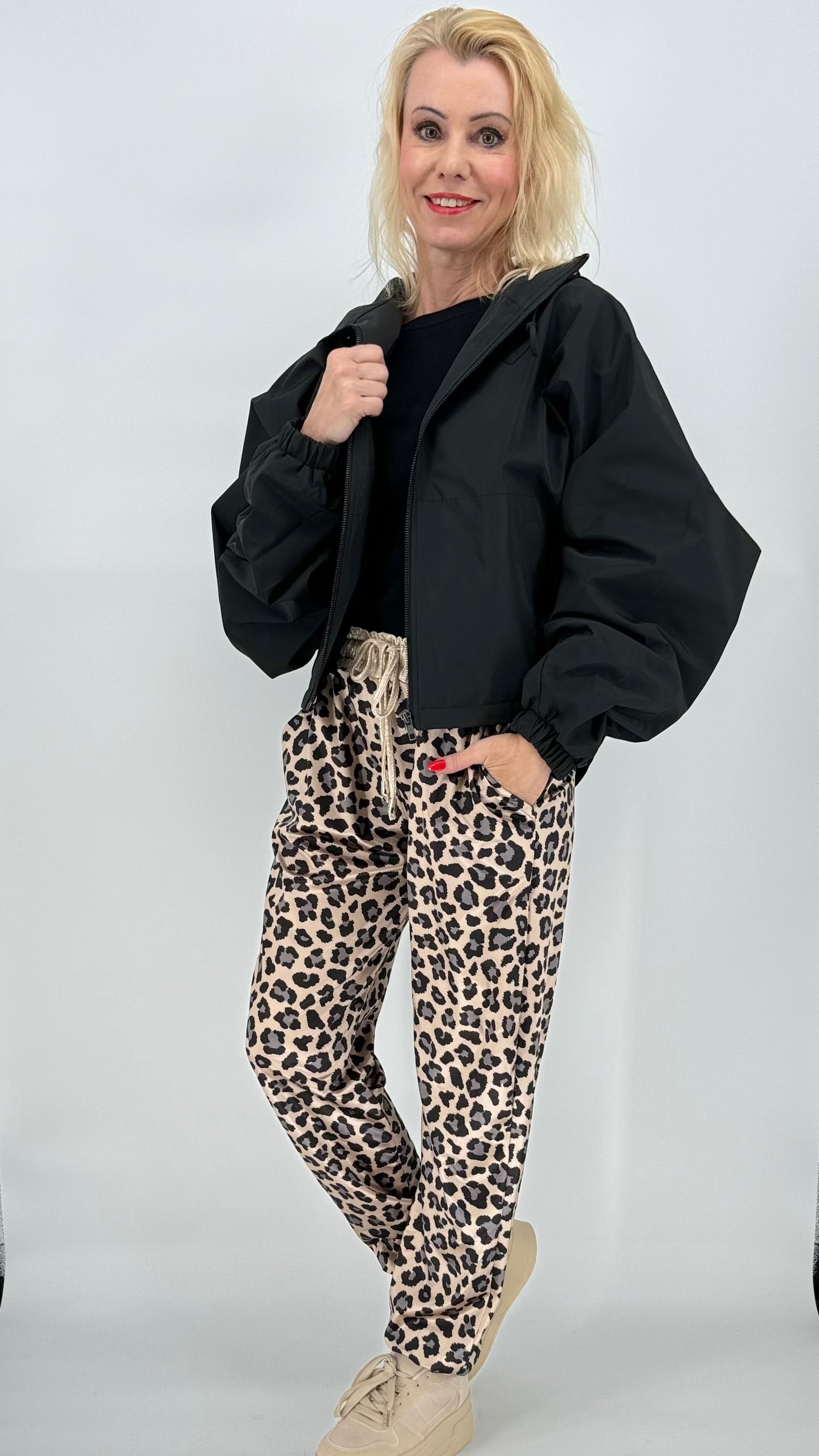 Jogpants Hose "Leo" glänzend