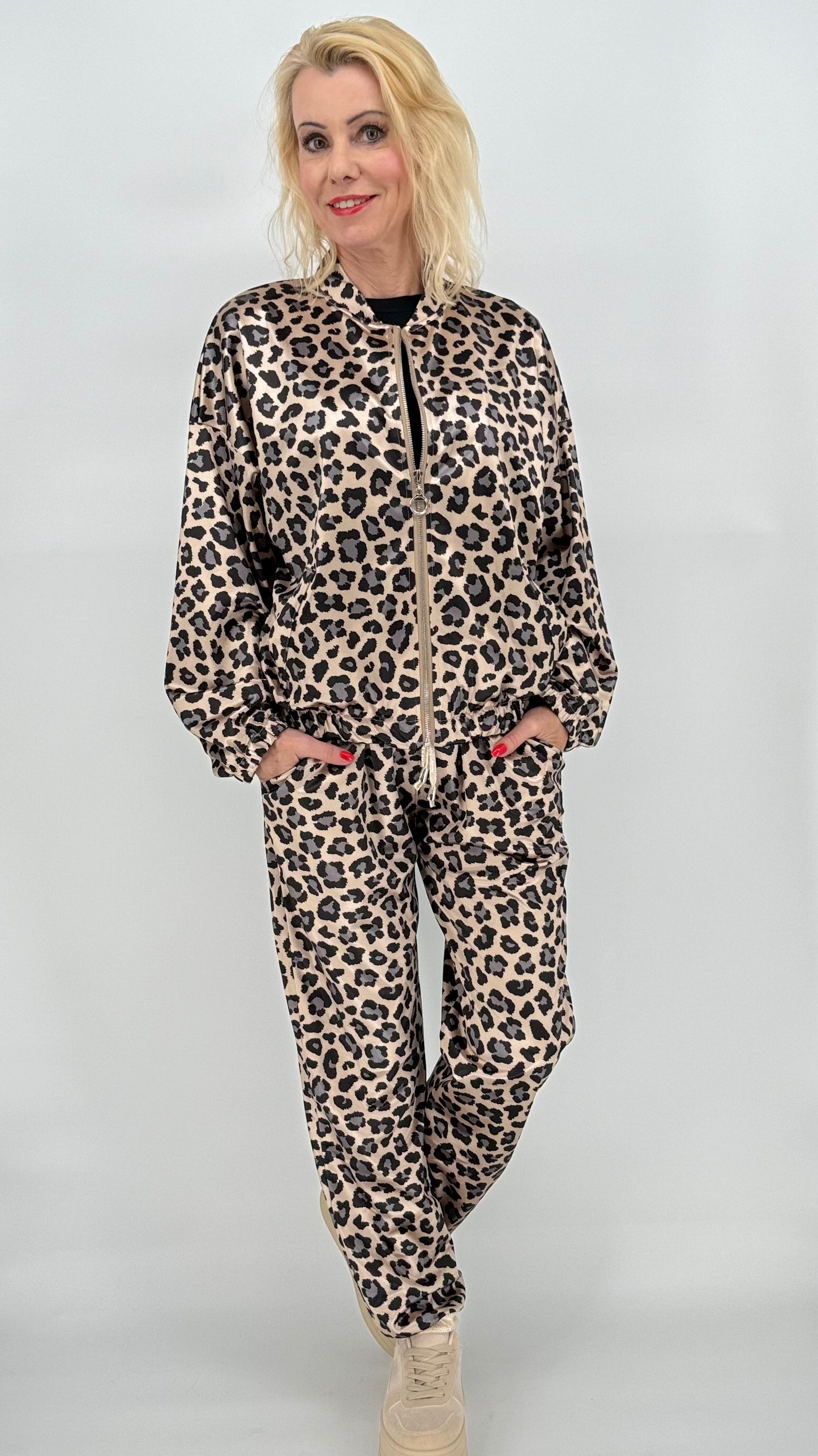 Jogpants Hose "Leo" glänzend