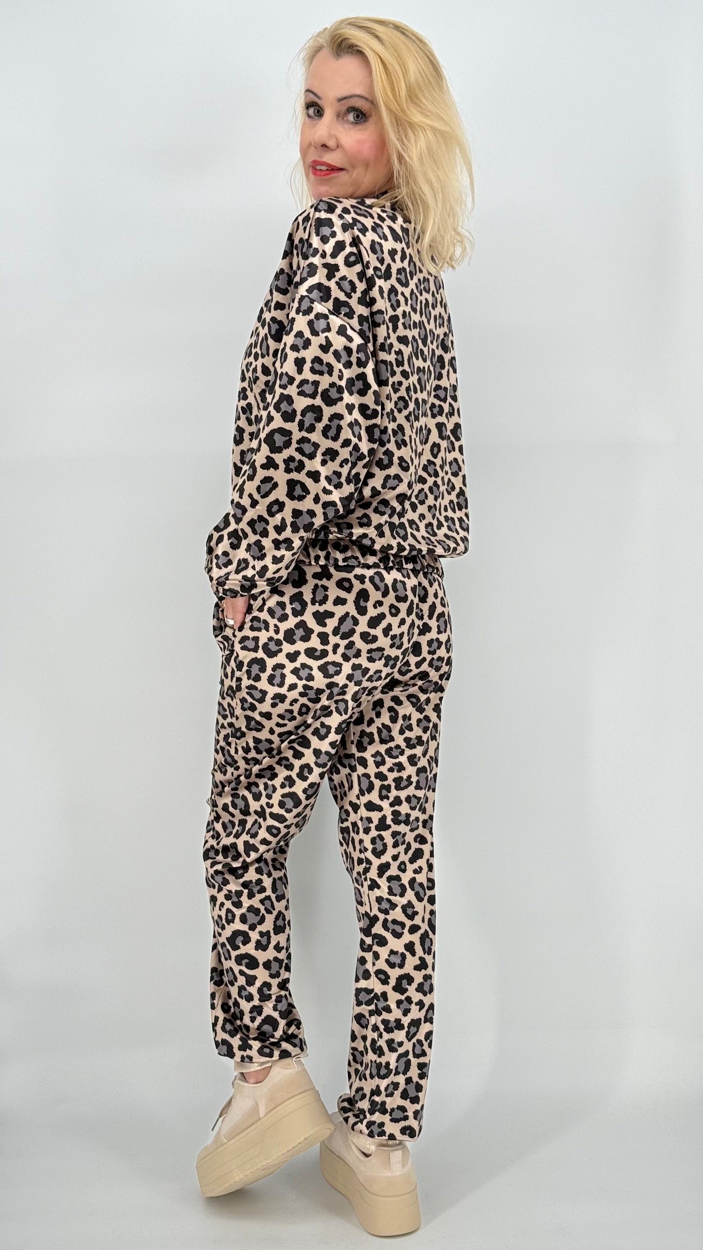 Jogpants Hose "Leo" glänzend