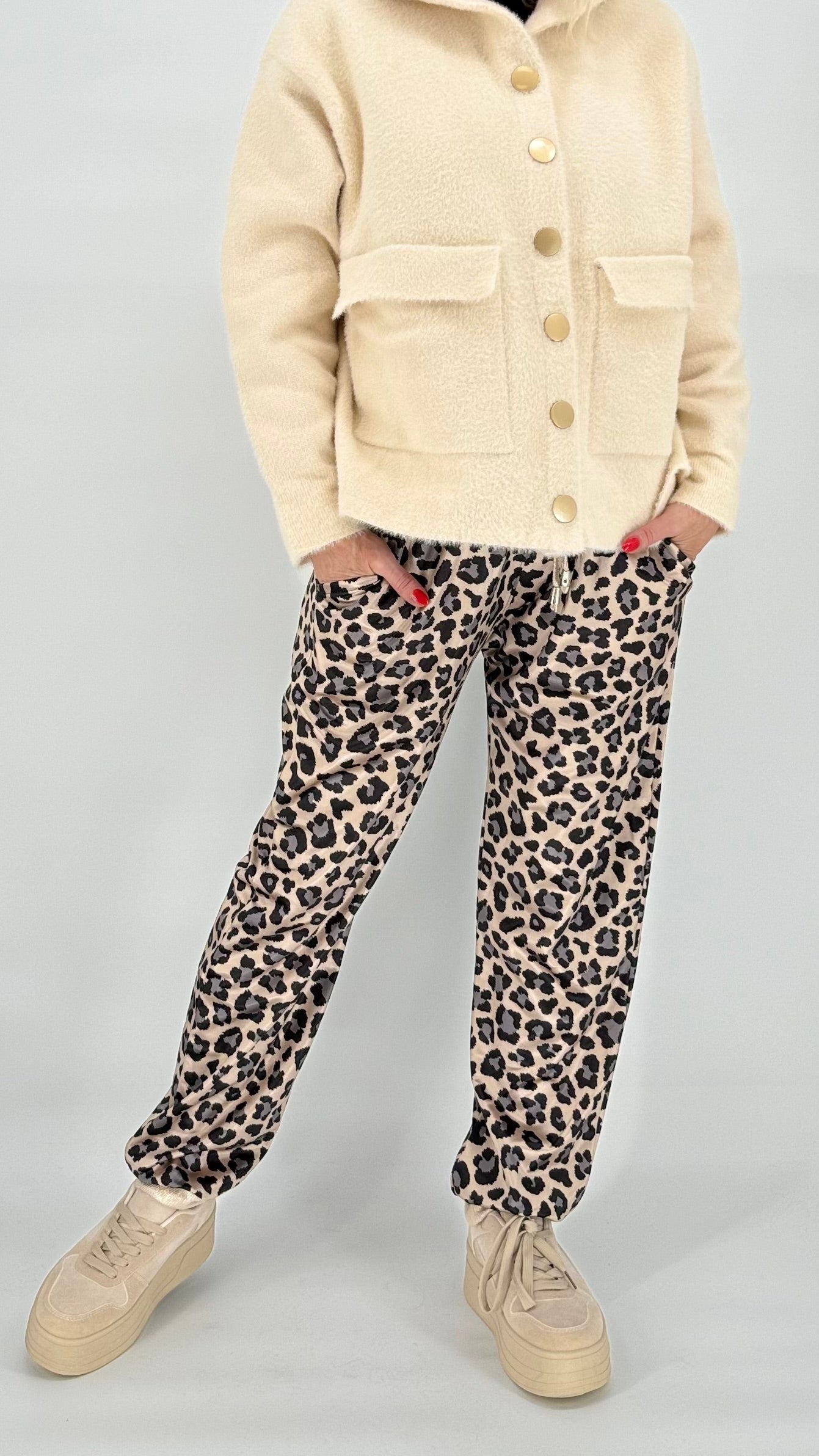 Jogpants Hose "Leo" glänzend