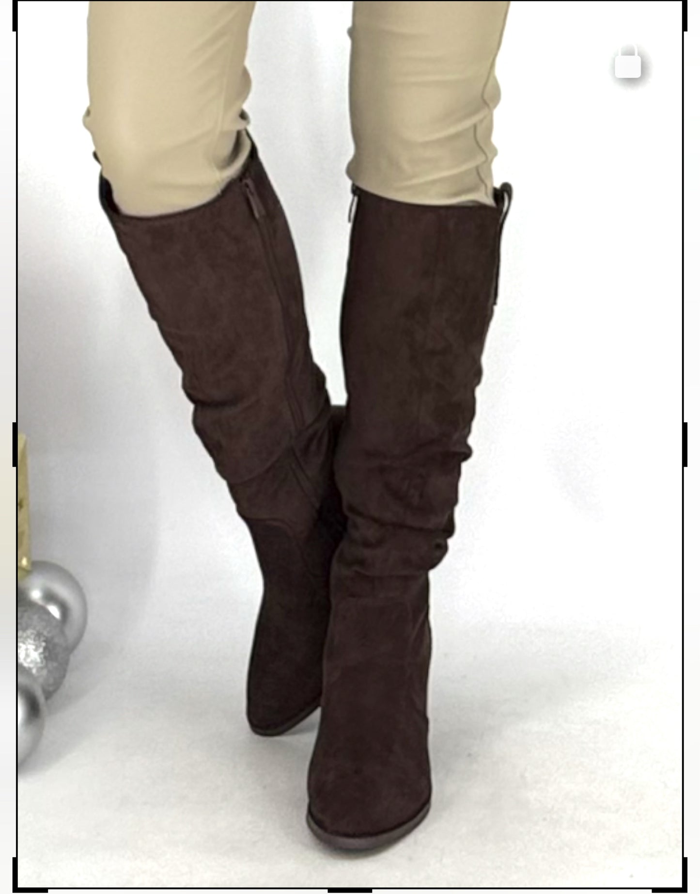 Stiefel Schokoladenbraun, A-920