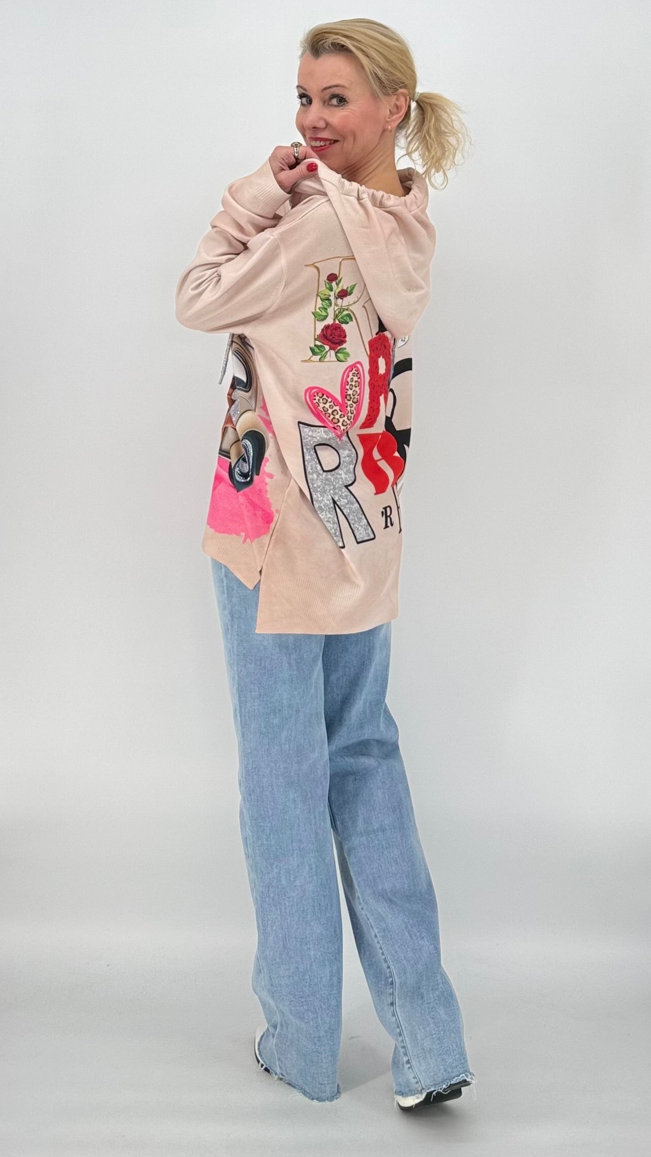 Sweatshirt mit Kapuze" Micky"