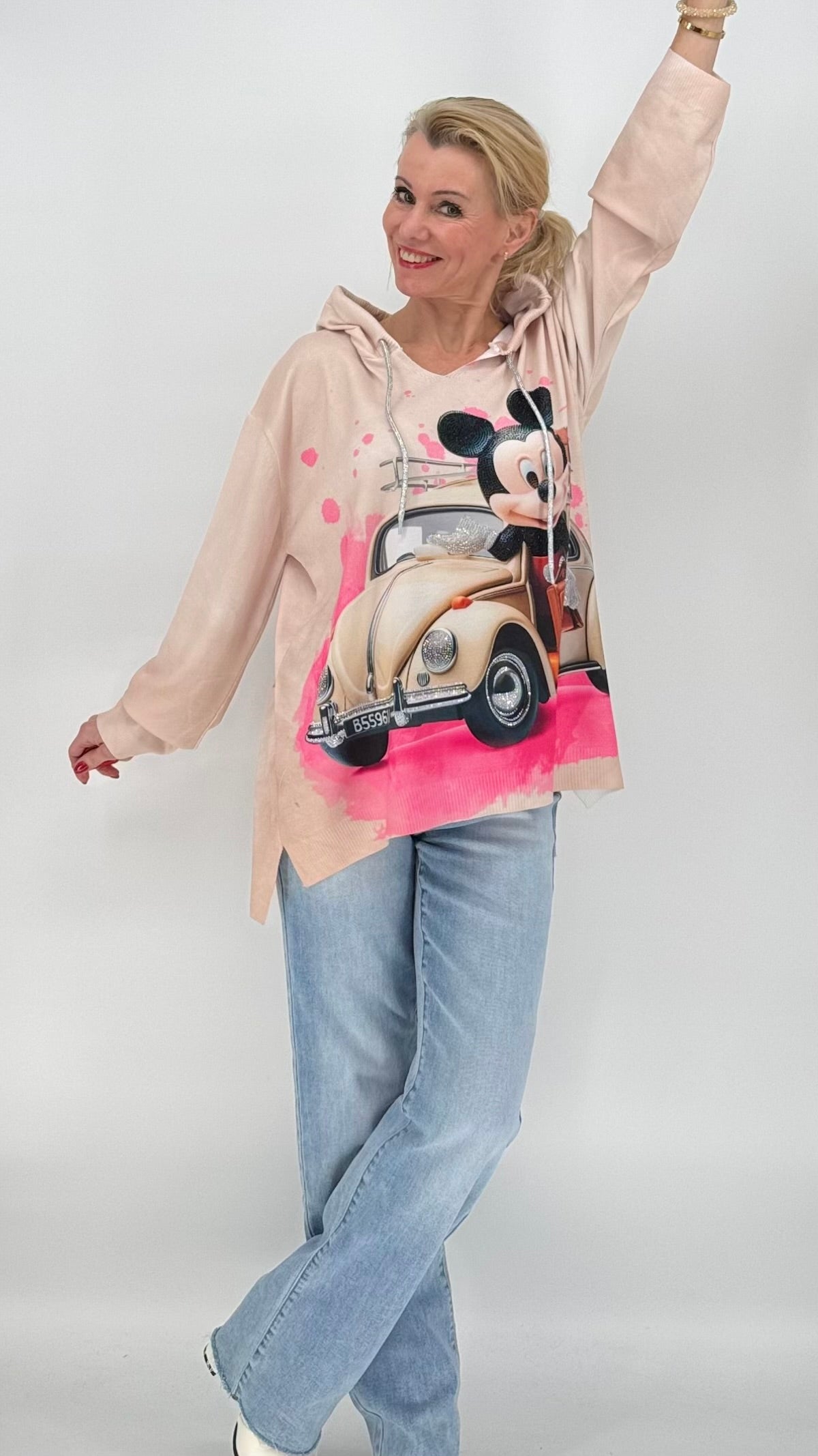 Sweatshirt mit Kapuze" Micky"