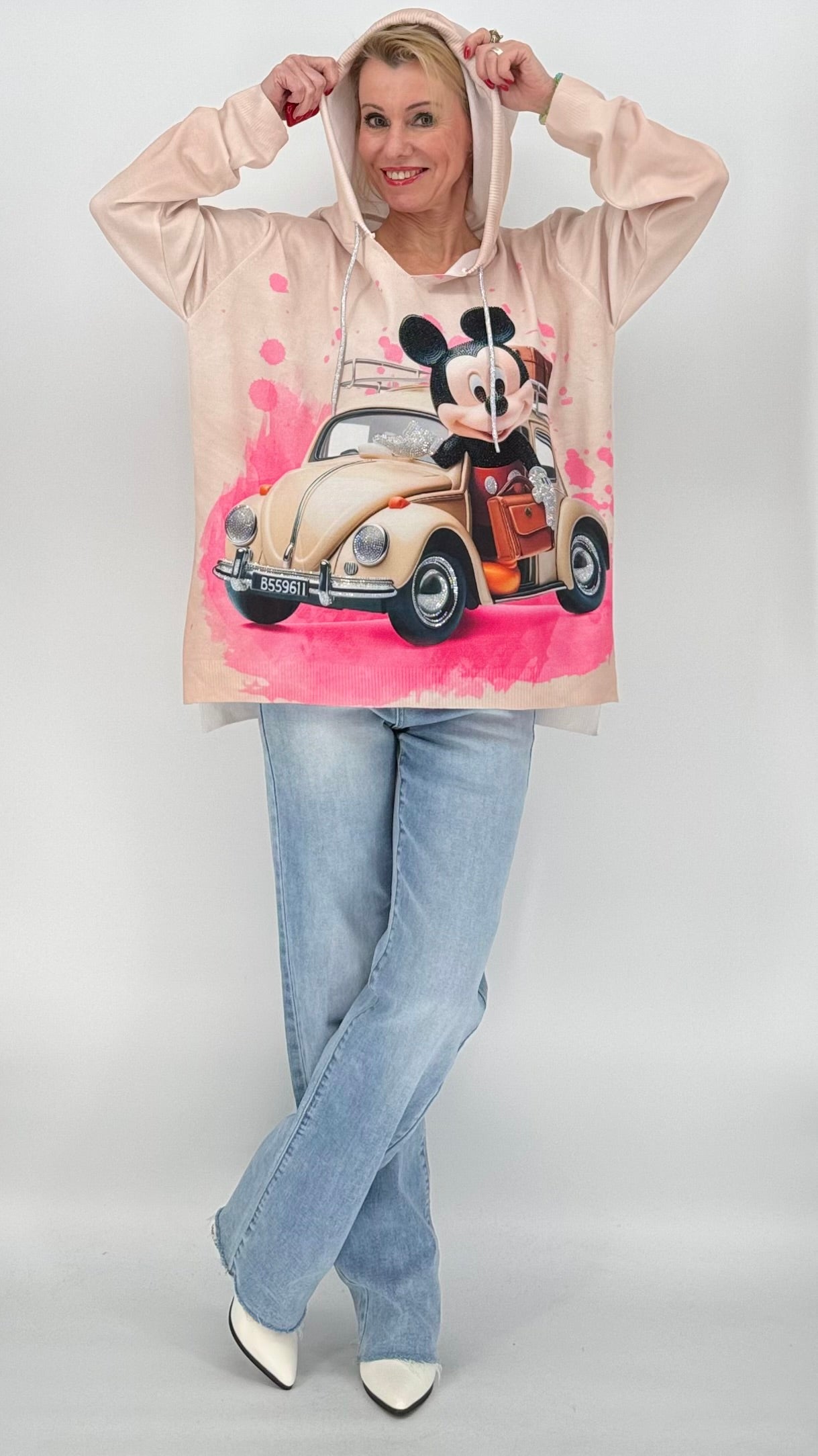 Sweatshirt mit Kapuze" Micky"