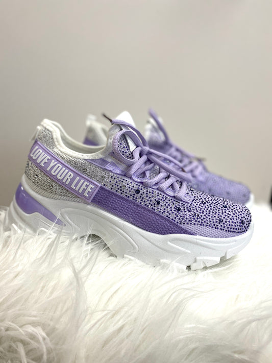 Sneaker Offwhite Flieder 8-90