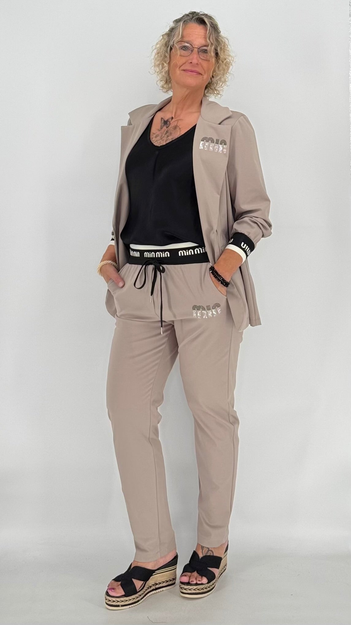 Blazer "MIN", taupe