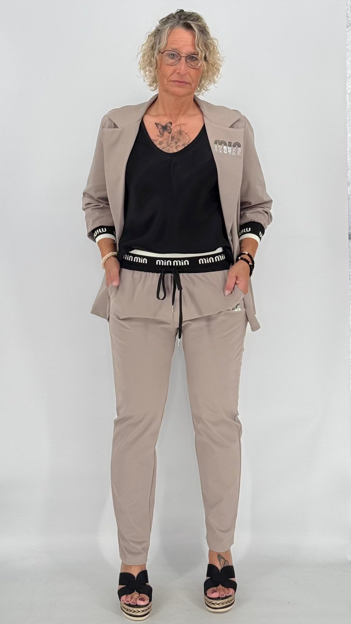 Blazer "MIN", taupe