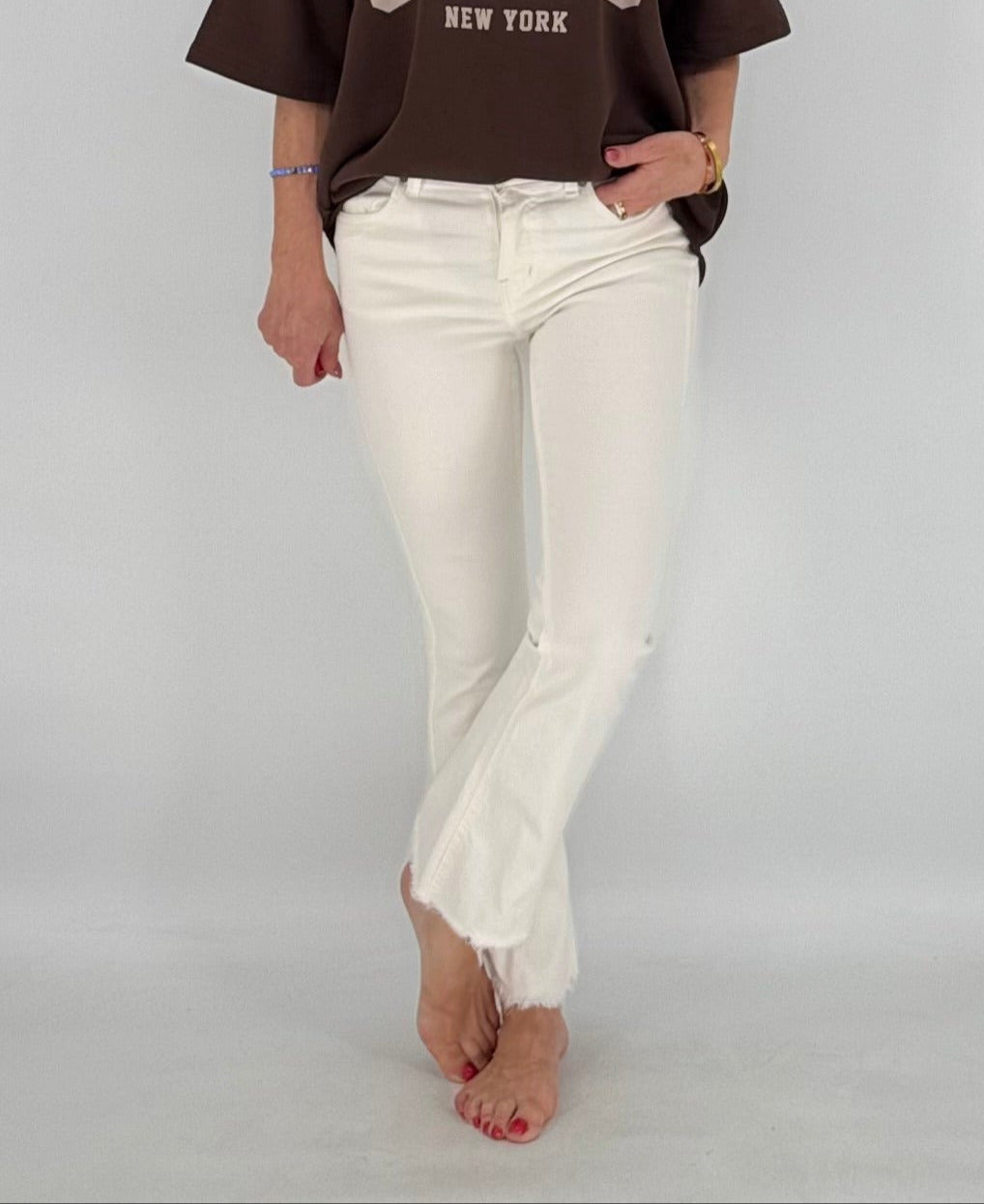 Jeans ESViViD weiss