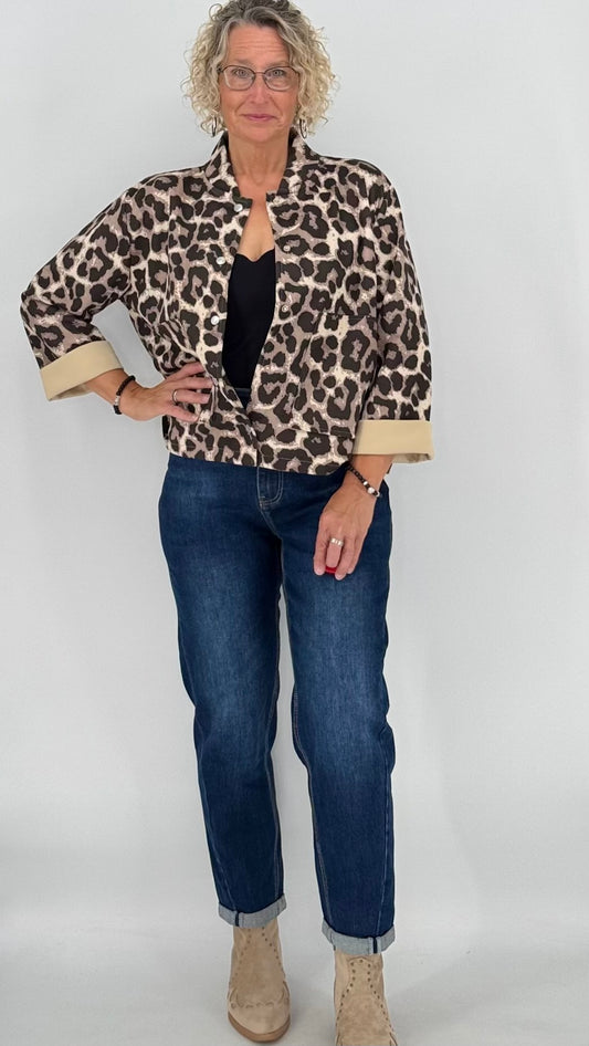 Jeans Hose mit kleinen Umschlag