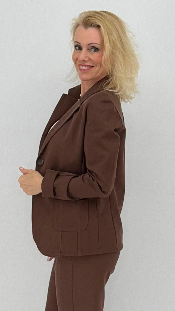 ESViViD Blazer,Schokoladenbraun
