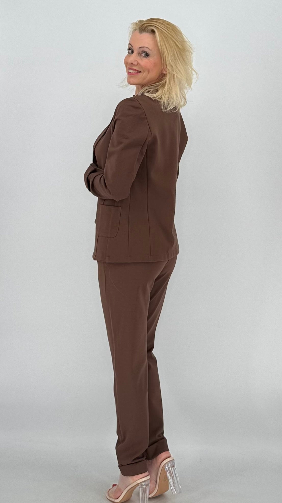 ESViViD Blazer,Schokoladenbraun