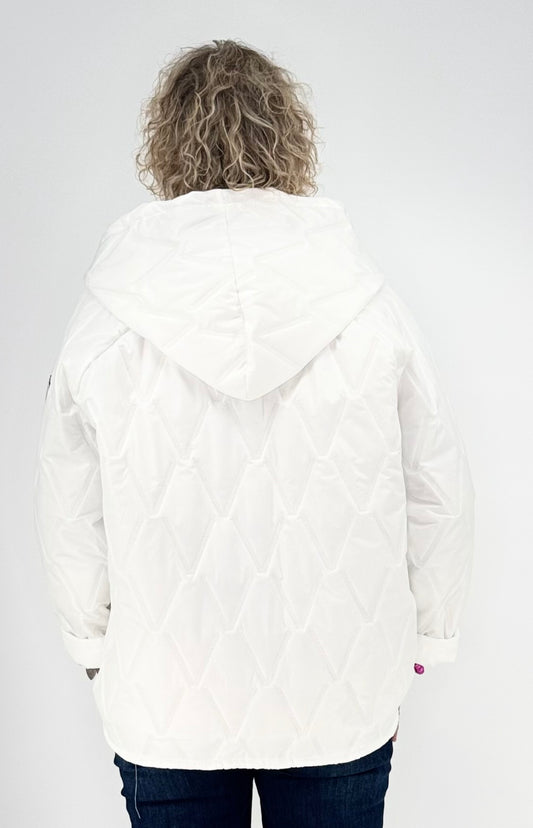 Leichte Steppjacke, weiss