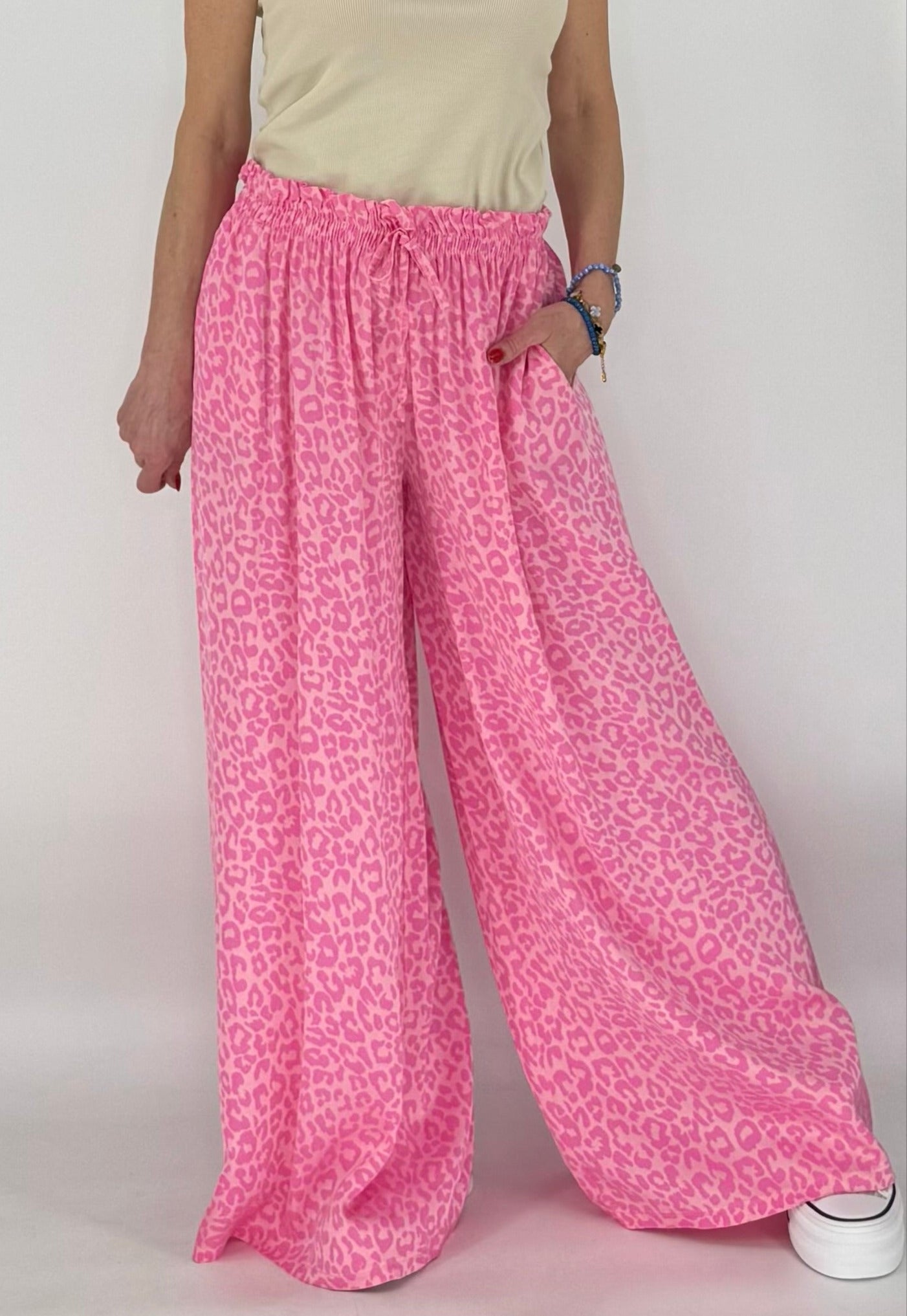 Sommer Hose Viskose/Seide