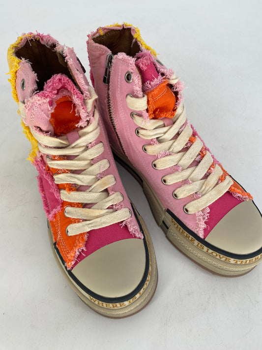 Sneaker Rebecca White Y51-1-B.V1 pink/gelb