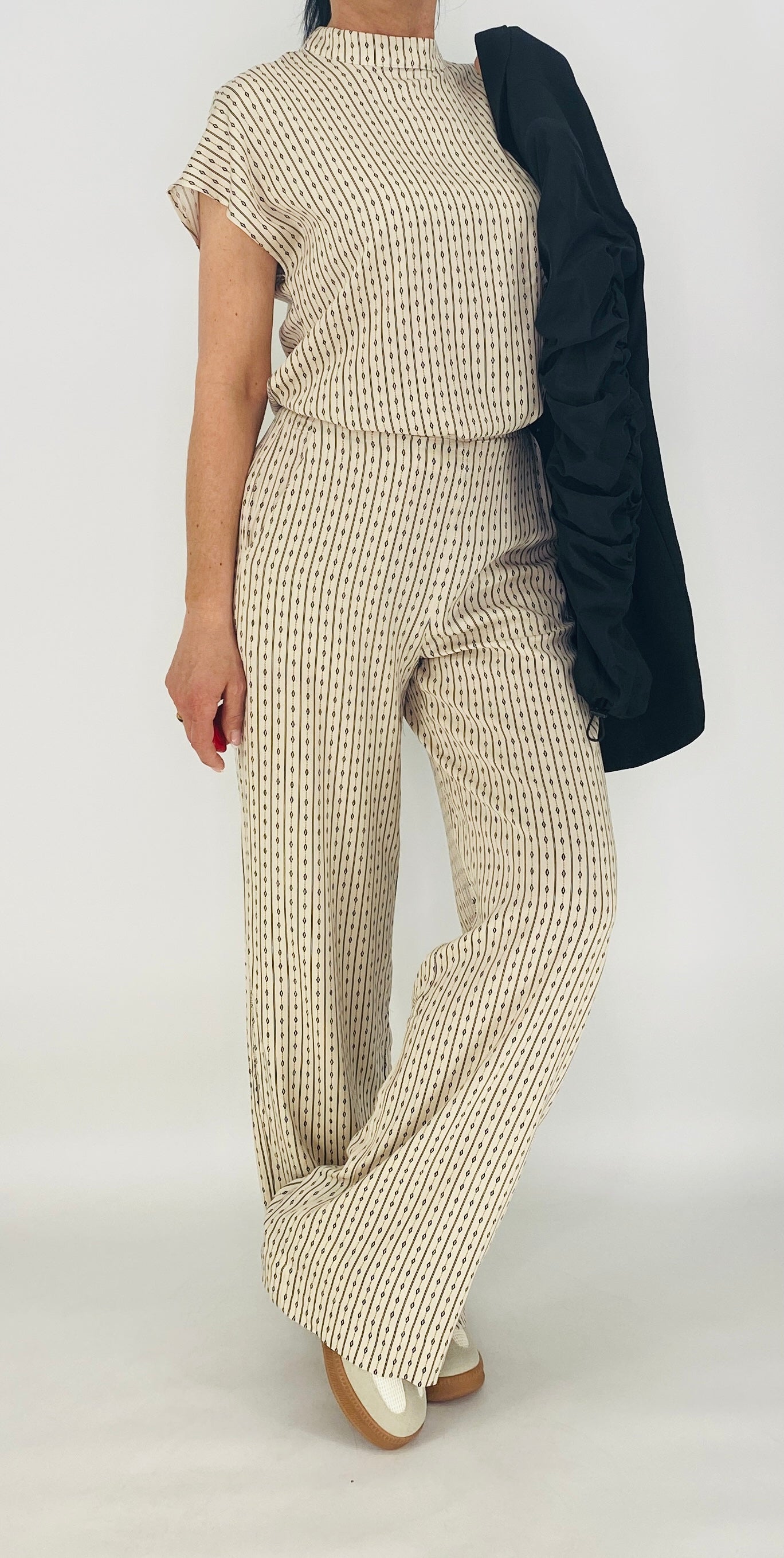 Sommer Hose "Gabriella" beige PC8221