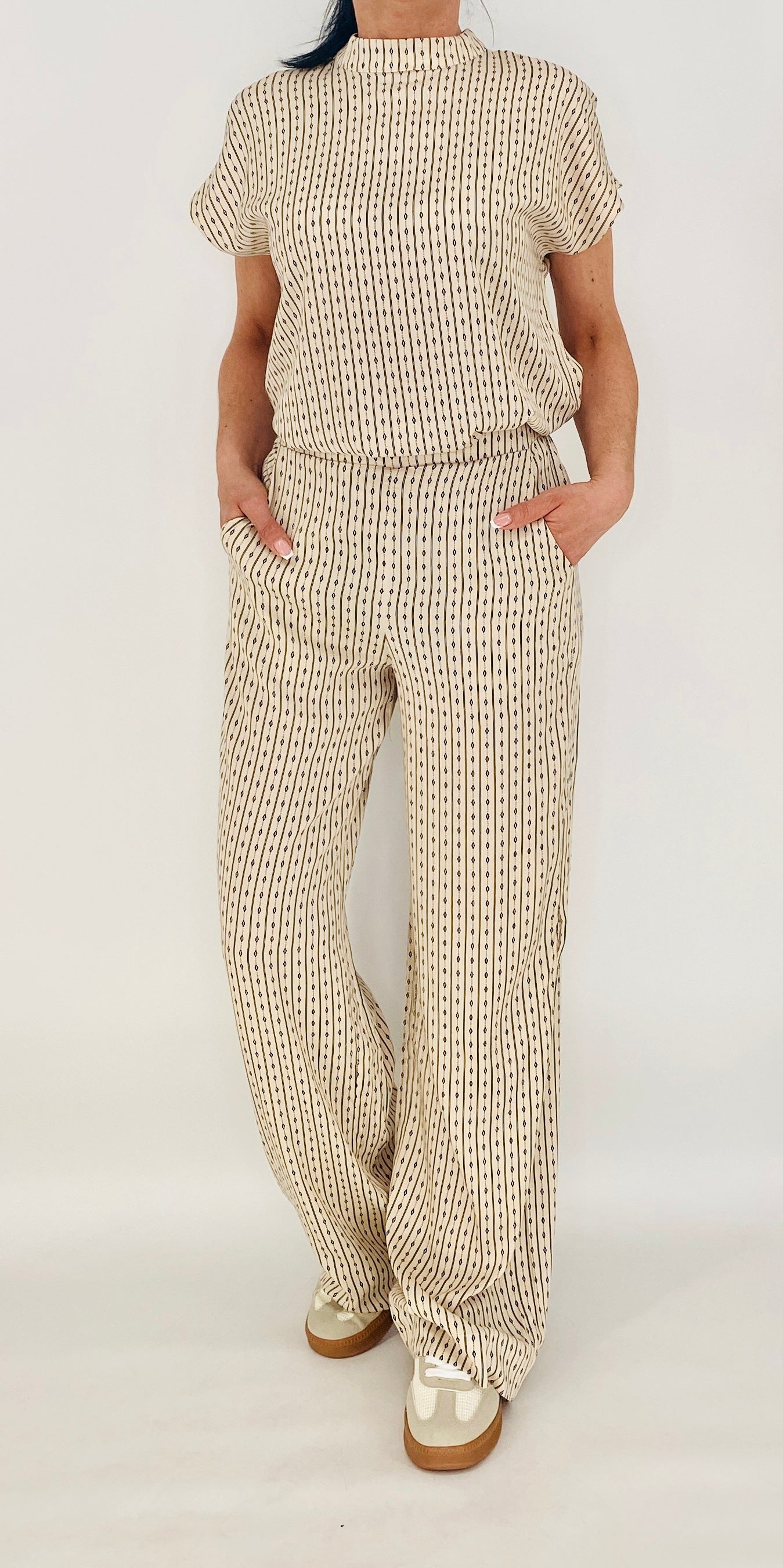 Top "Gabriella" beige PC8268