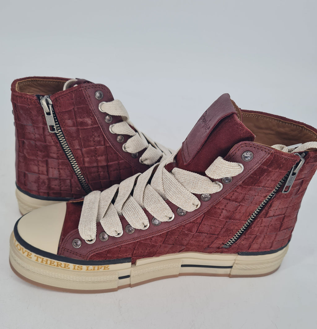 Sneaker Rebecca White YZ51-4 bordo