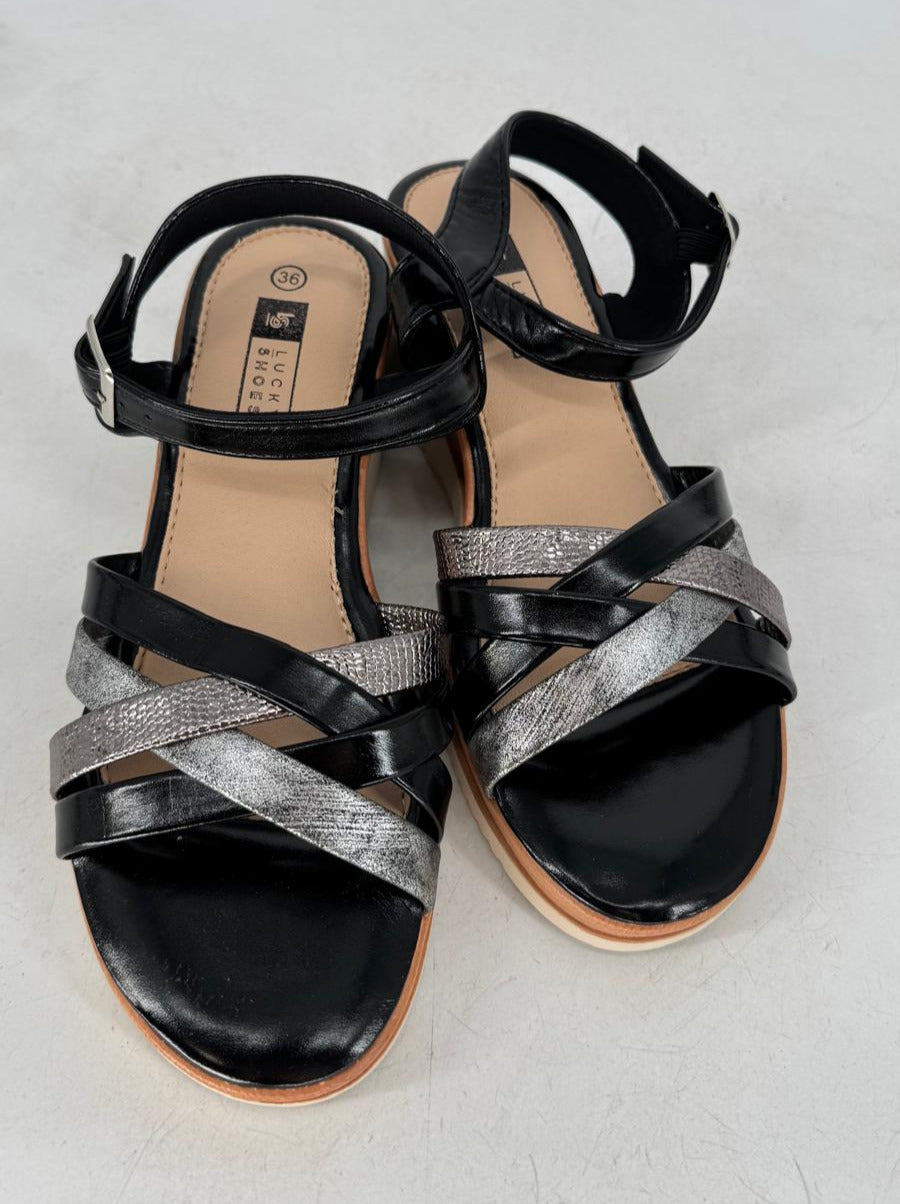 Sandalen LS337, schwarz