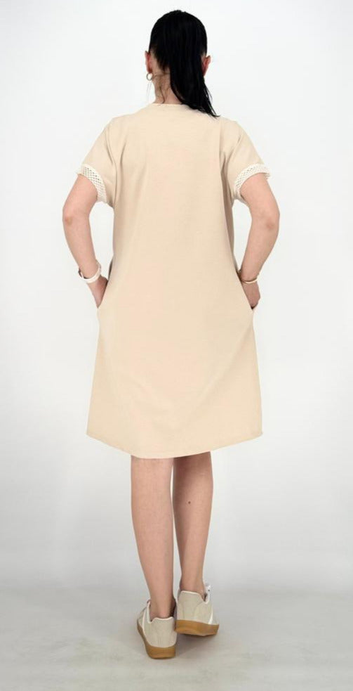 Kleid "N5", beige