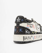 Sneaker NAN - KU "Smiley", beige, schwarz - By Elena FashionBy Elena Fashion