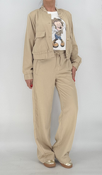 PEPPERCORN Sommer Jacke beige