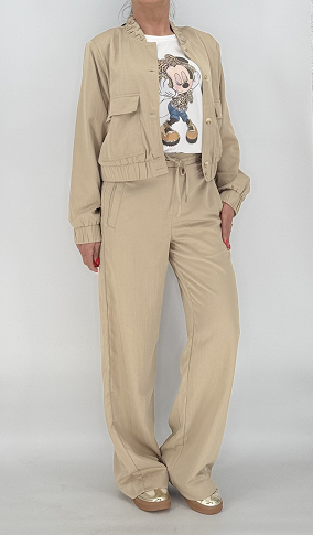 PEPPERCORN Sommer Jacke beige