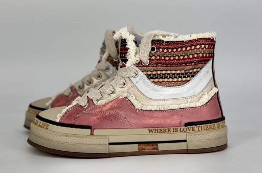 Sneaker Rebecca White ROSSO Y51-6.V1