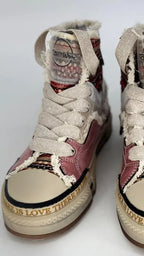 Sneaker Rebecca White ROSSO Y51 - 6.V1 - By Elena FashionBy Elena Fashion