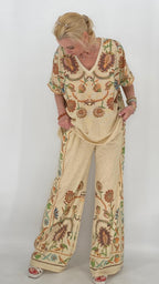 Boho Zweiteiler Beige