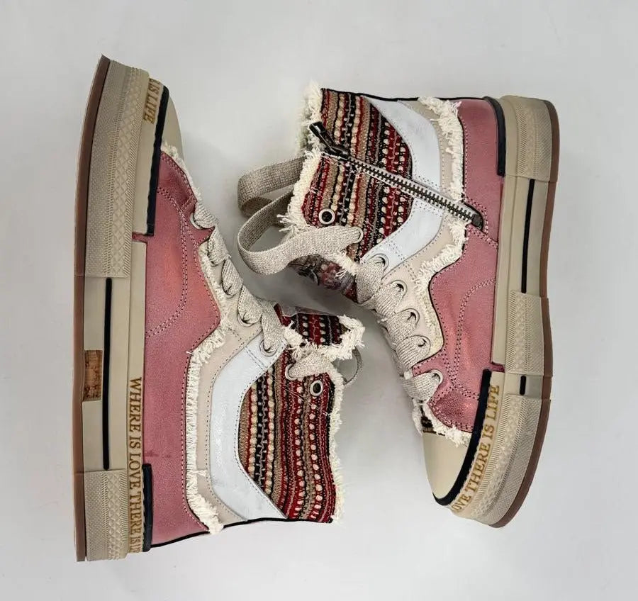 Sneaker Rebecca White ROSSO Y51 - 6.V1 - By Elena FashionBy Elena Fashion