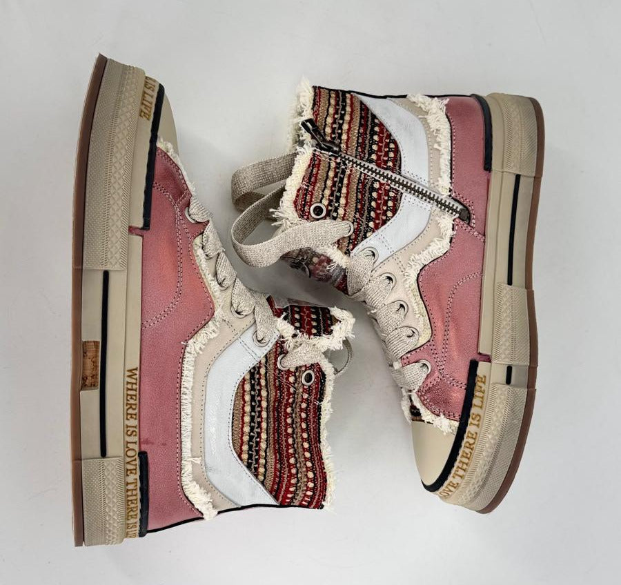 Sneaker Rebecca White ROSSO Y51-6.V1