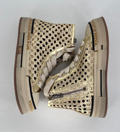 Sneaker Rebecca White Boots Y51-2-C.V2 GOLD