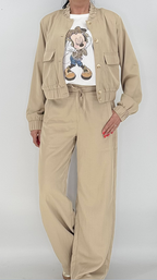 PEPPERCORN Sommer Jacke beige